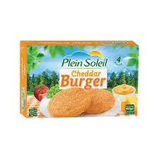 PLEIN SOLEIL CHEDDAR BURGER 400G