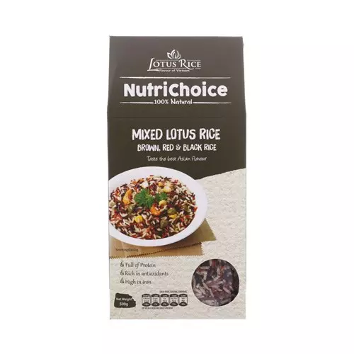 LOTUS RICE NUTRICHOICE MIXED LOTUS RICE 500 G