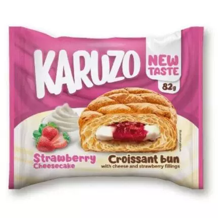 KARUZO CROISSANT STRAWBERRY 82G 