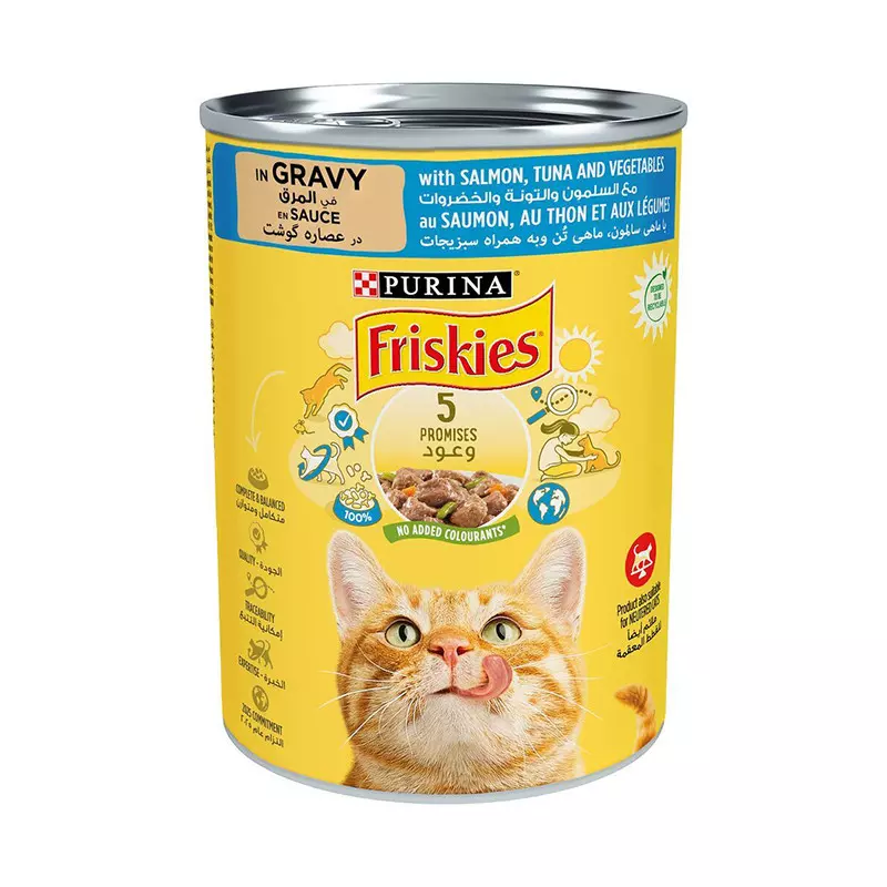 FRISKIES CAT CIG SALMON &TUNA 400G