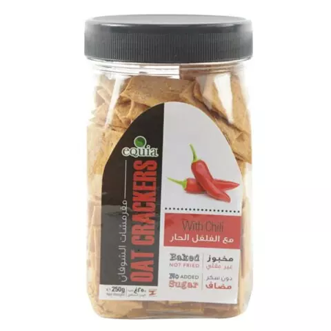 EQUIA OAT CRACKERS CHILI 250G