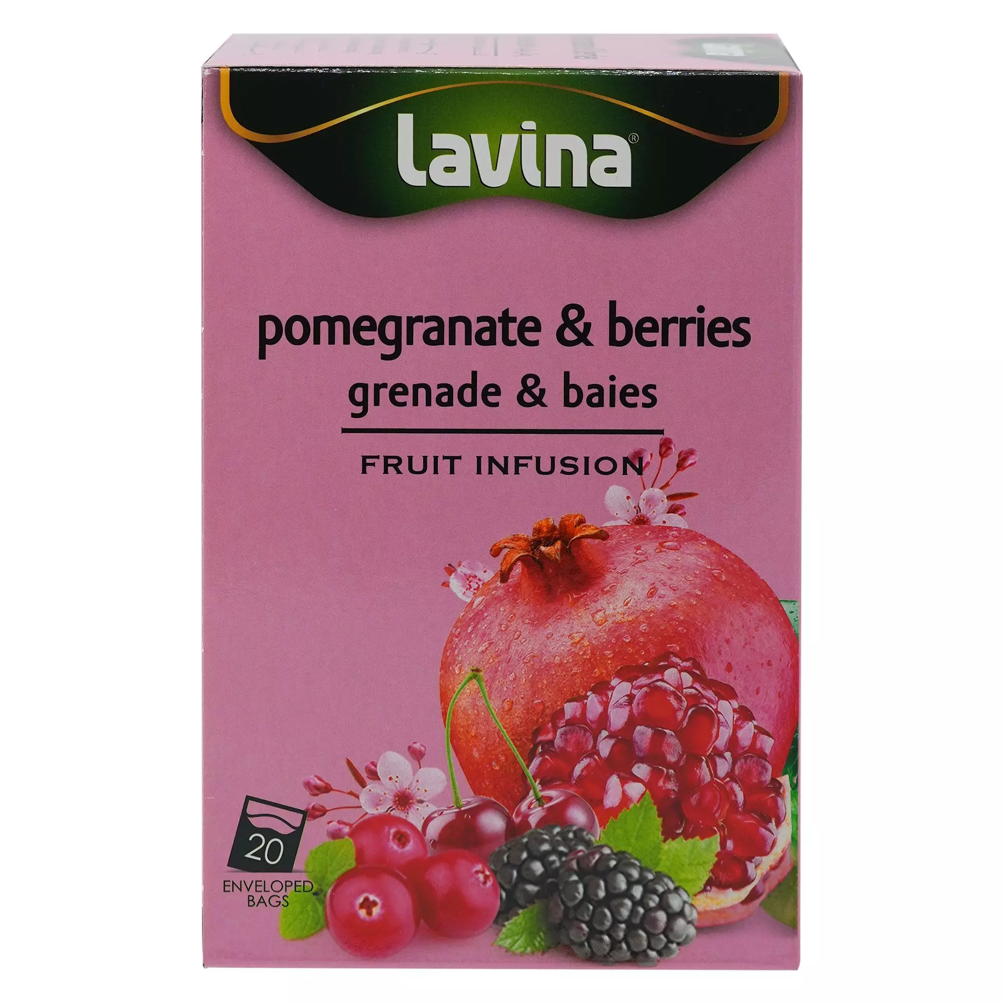 LAVINA POMEGRANATE&BERRIES FRUIT INFUSION*20 40G
