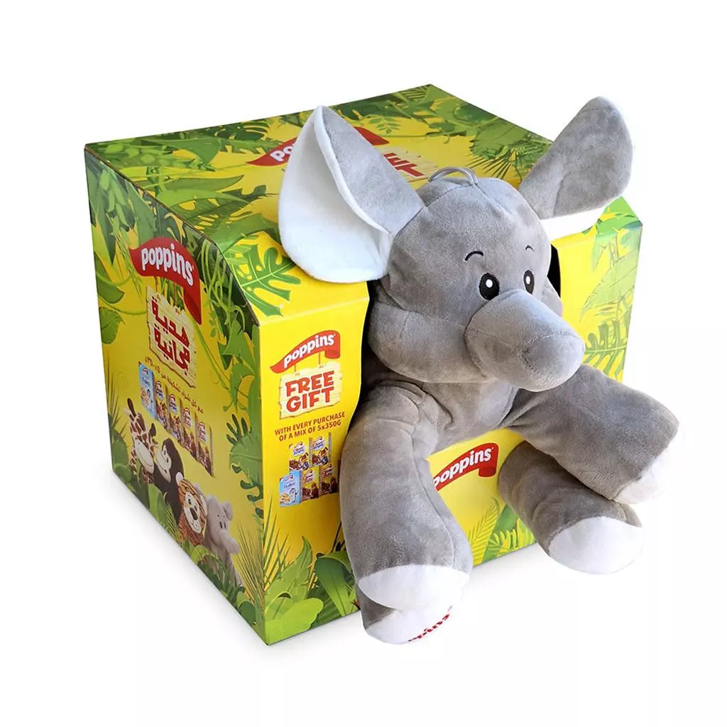 POPPINS BITS*2+POPS*2+1 FROASTED+ELEPHANT/MONKEY