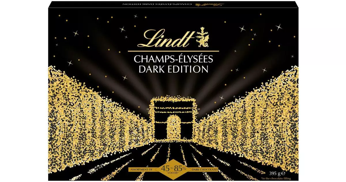 LINDT CHAMPS ELYSEES DARK EDITION 395 G