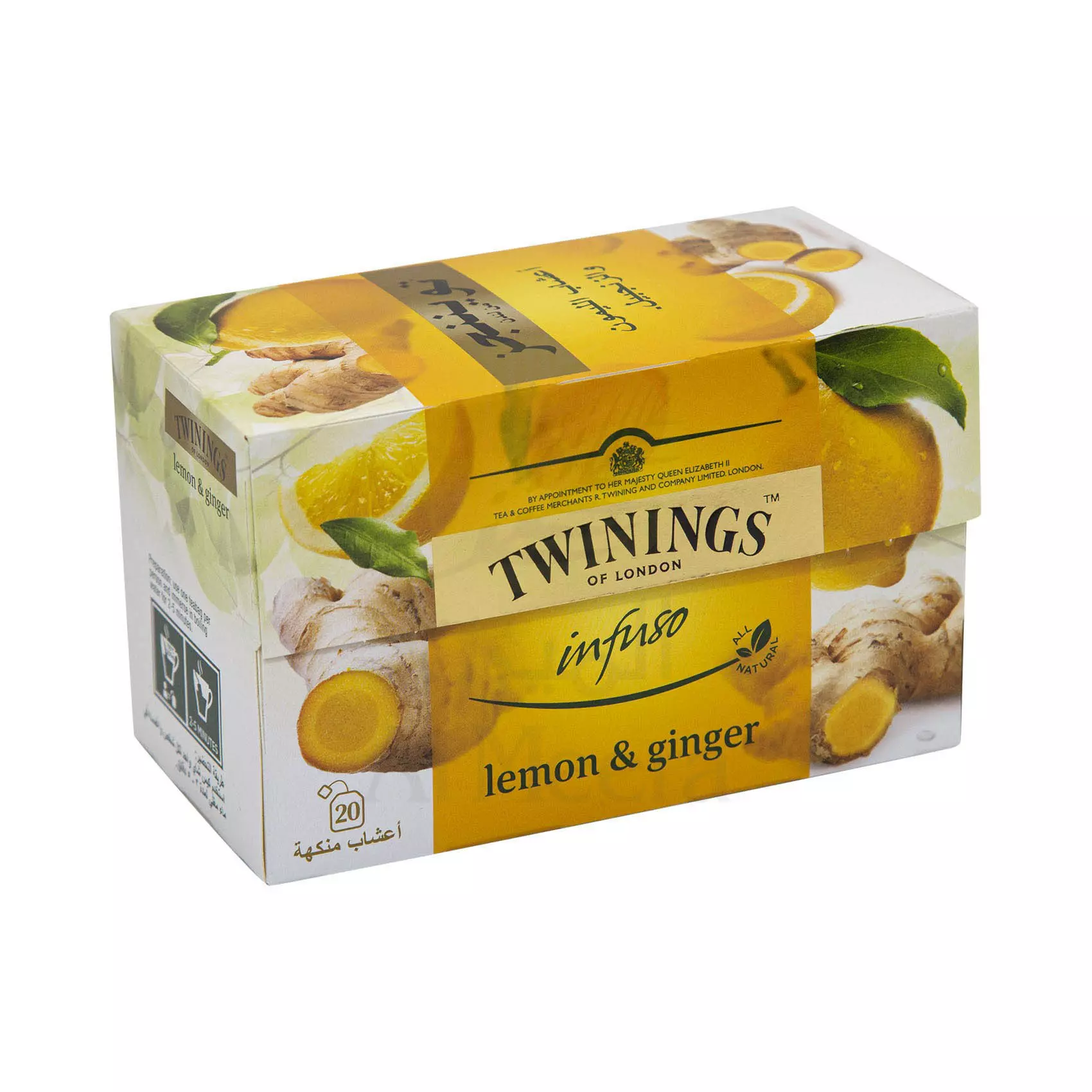 TWININGS TEA LEMON & GINGER *20 30 G