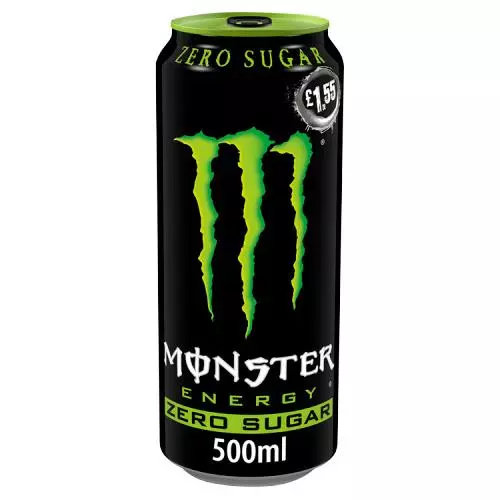 MONSTER BLACK SUGAR FREE 500ML 