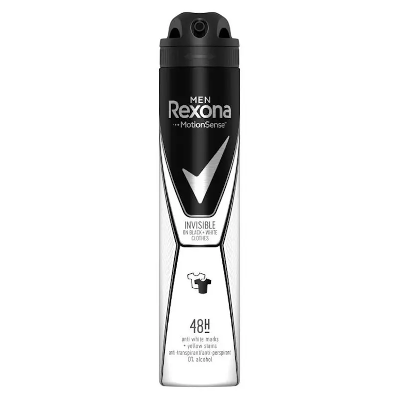REXONA MEN DEO INVISIBLE B&W 200ML 