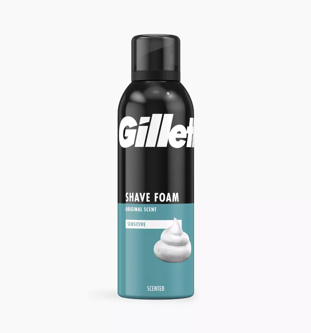 GILLETE SHAVING FOAM SENSETIVE 200 ML
