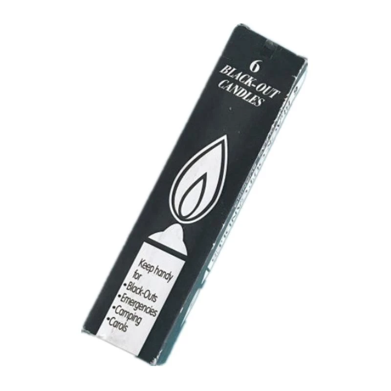 MEH BLACK OUT CANDLES*6 