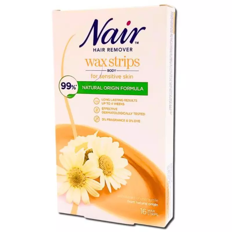 NAIR HAIR REMOVER WAX STRIPS BODY *16
