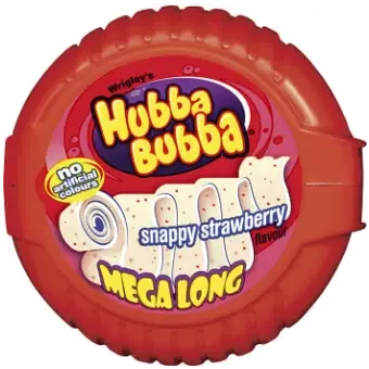 HUBBA BUBBA STRAWBERRY GUM 56G
