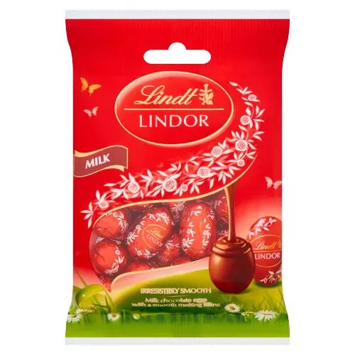 LINDT MILK CHOCOLATE EGGS 80G 