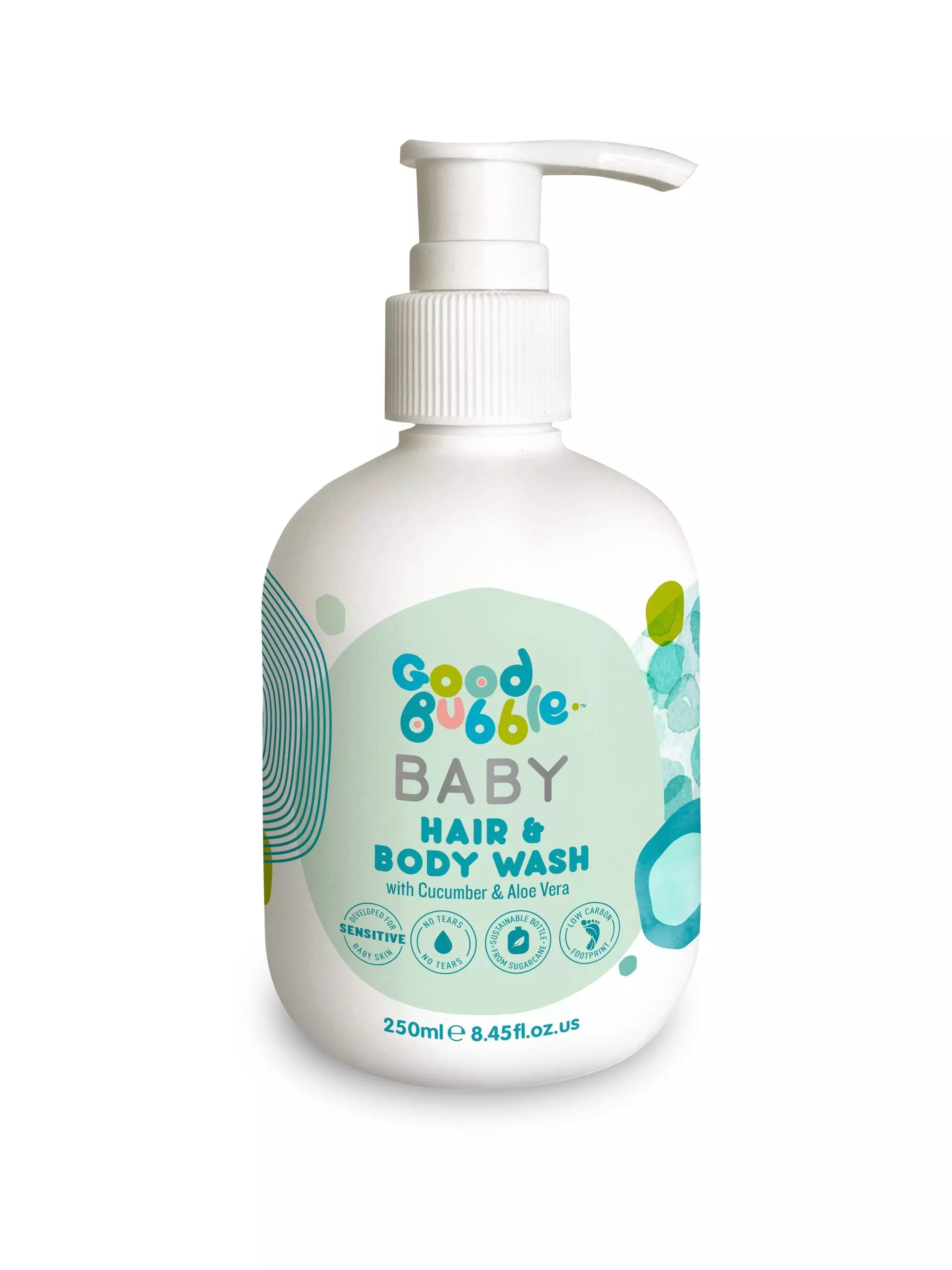 GOOD BUBBLE HAIR & BODY WASH CUCUMBER 250ML 