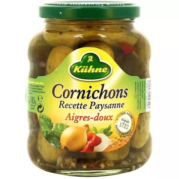 KUHNE CORNICHONS RECETTE PAYSANNE 330 G
