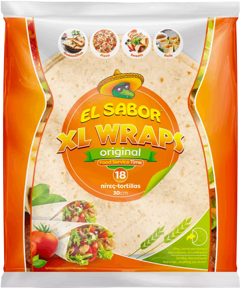 ELSABOR XL WRAPS TORTILLA 30CM 1620G