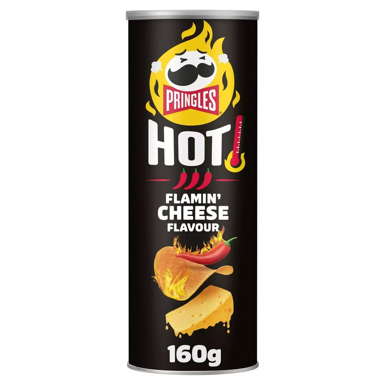 PRINGLES HOT FLAMIN CHEESE FLAVOUR 160 G