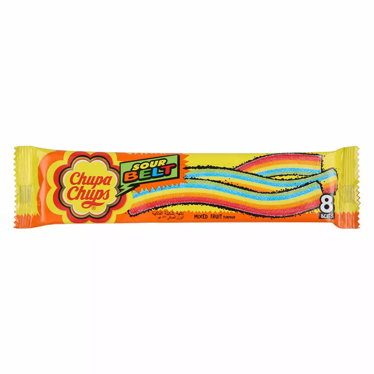 CHUPA CHUPS SOUR BELT 57G  
