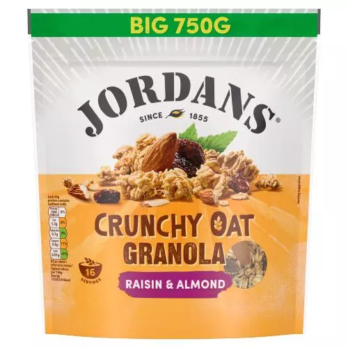 JORDANS OAT GRANOLA ALMOND & RAISIN 750G 