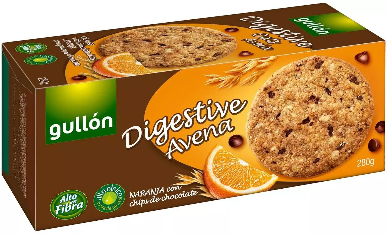 GULLON DIGESTIVE ORANGE & CHOCOLATE 280G