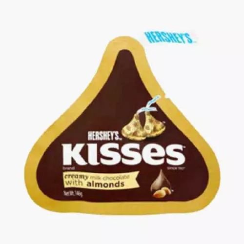 HERSHEYS KISSES MILK CHOCOLATE WITH ALMONDS 146 G