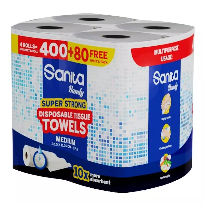 SANTIA HANDY TOWEL LARGE 400+80 