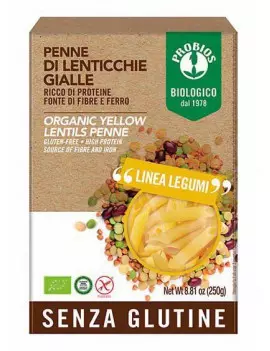 PROBIOS GF ORGANIC YELLOW LENTILS PENNE 250 G