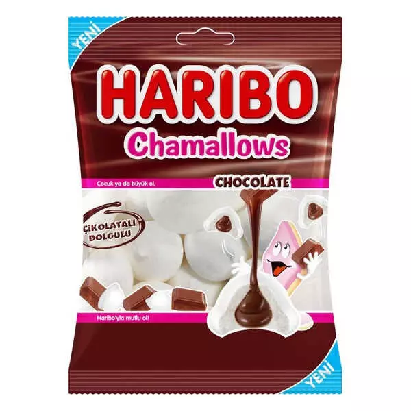 HARIBO CHAMALLOWS CHOCO SOFT 62 G