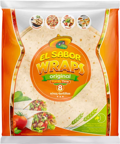 EL SABOR WRAPS ORIGINAL *8 8 INCH