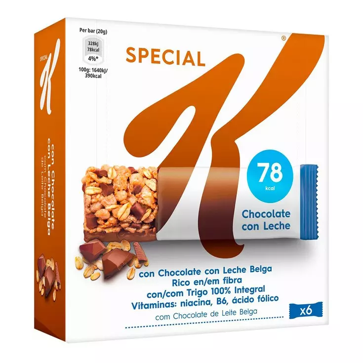 KELLOGGS SPECIAL K CHOCO BAR*6 120 G