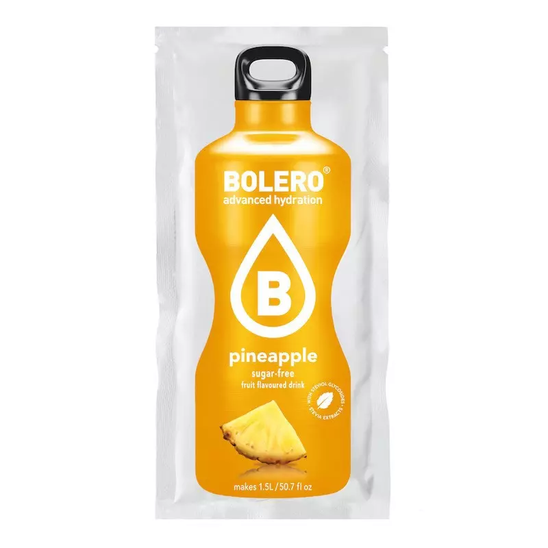 BOLERO POWDER DRINK PINEAPPLE 9G 