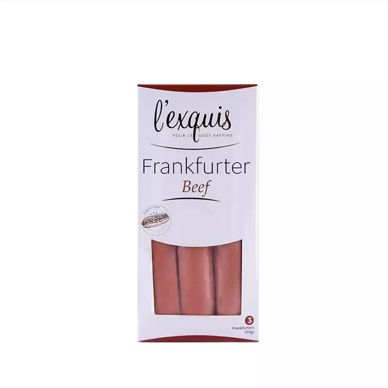 LEXQUIS FRANKFURTER BOEUF 375G 