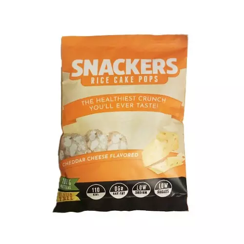 SNACKERS RICE CAKE POPS CHEDDAR CHEESE 28G 