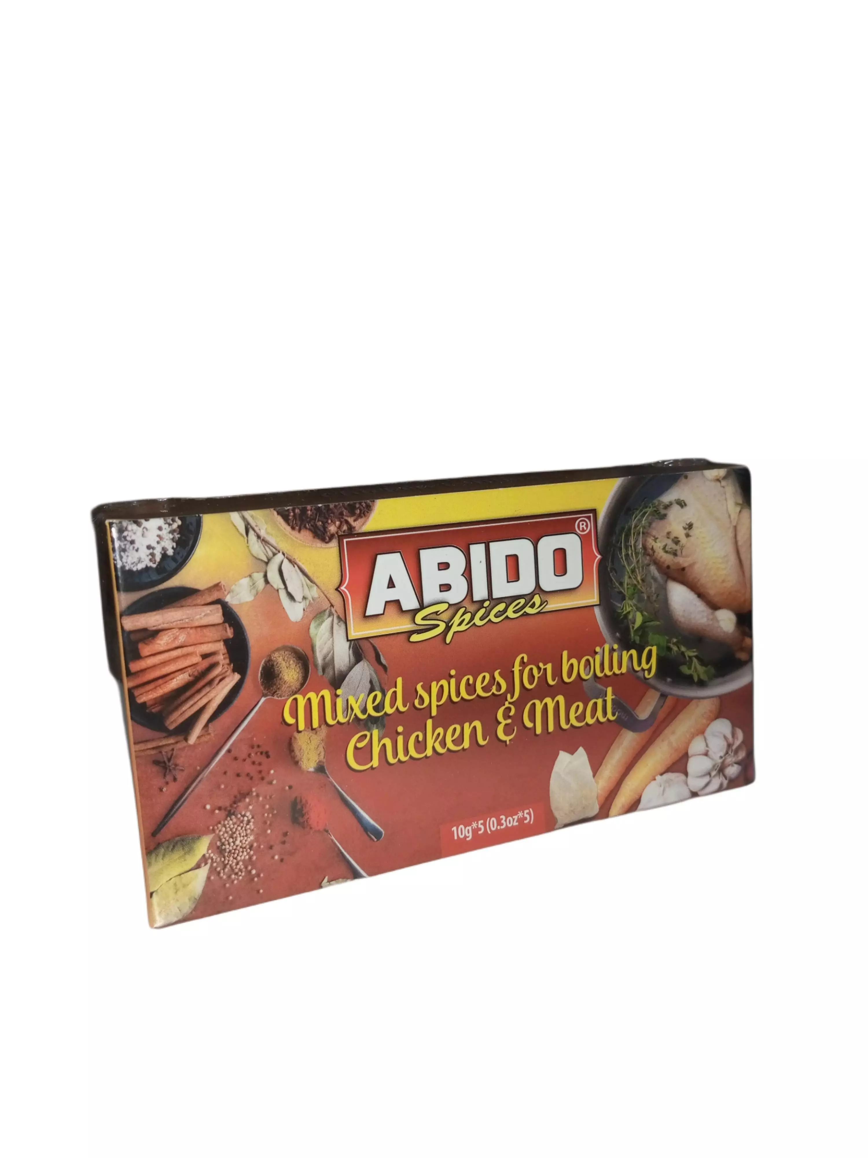 ABIDO MIXED SPICES FOR BOILING CHICKEN&MEAT*5 50 G