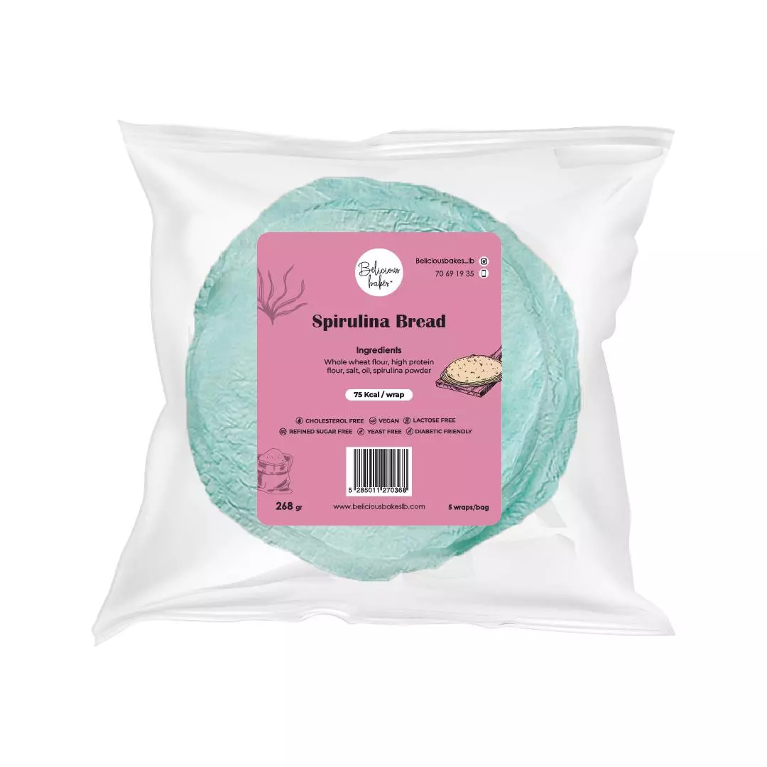 BELICIOUS BAKES SPIRULINA BREAD