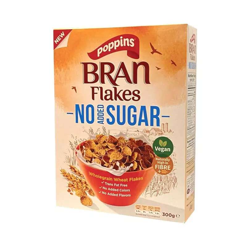 POPPINS BRAN FLAKES 300G 