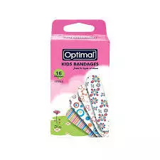 OPTIMAL KIDS BANDAGES FLOWERS *16