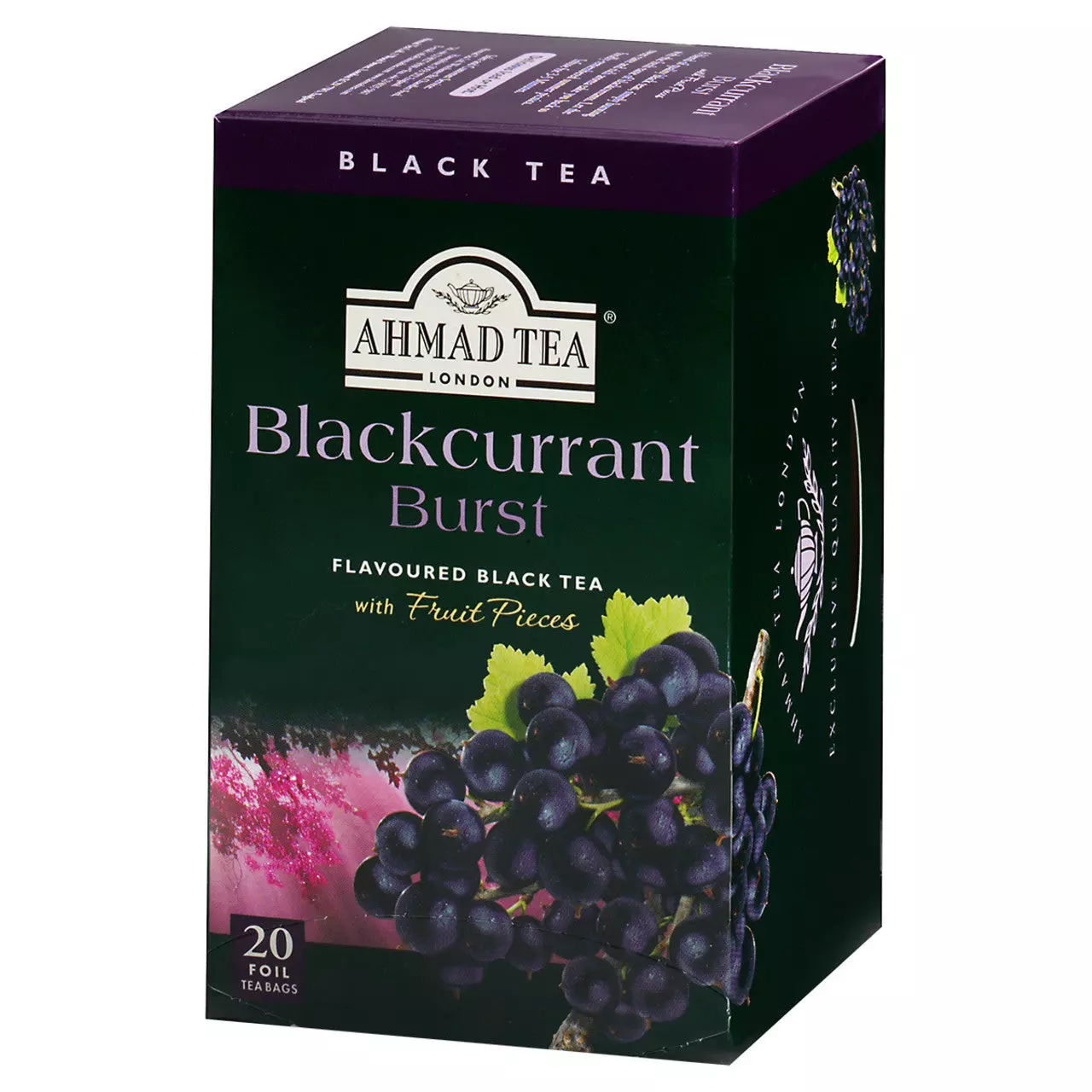 AHMAD TEA BLACKCURRANT BURST BLACK TEA *20 40 G