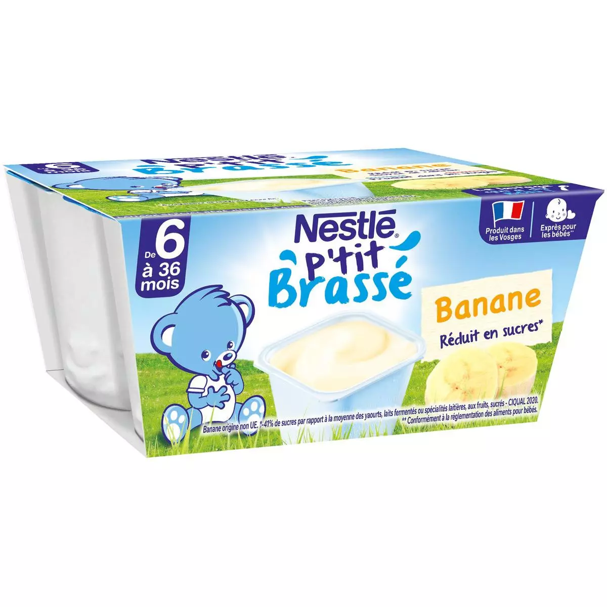 NESTLE PETIT BRASSE BANANA *4 100 G