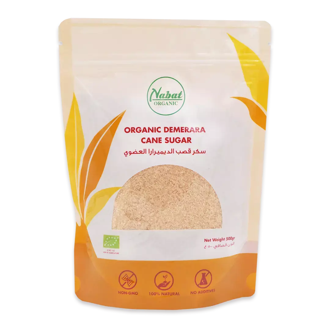 NABAT ORGANIC DEMERARA CANE SUGAR 500 G