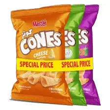 MASTER CHIPS CONES CHEESE+SWEET PEPPER 60 G OFFER