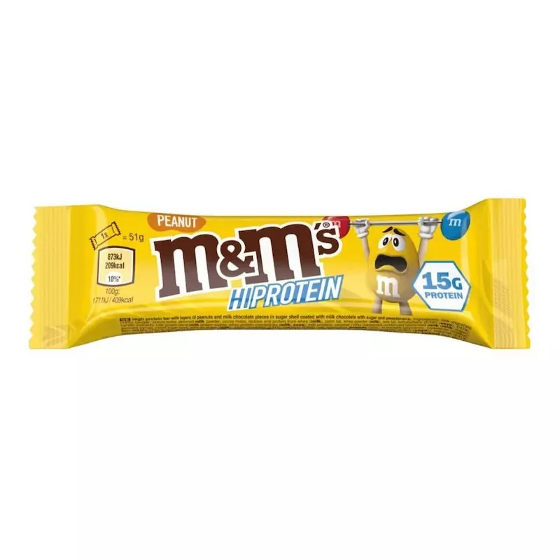 M&MS PEANUT HI PROTEIN BAR 51 G