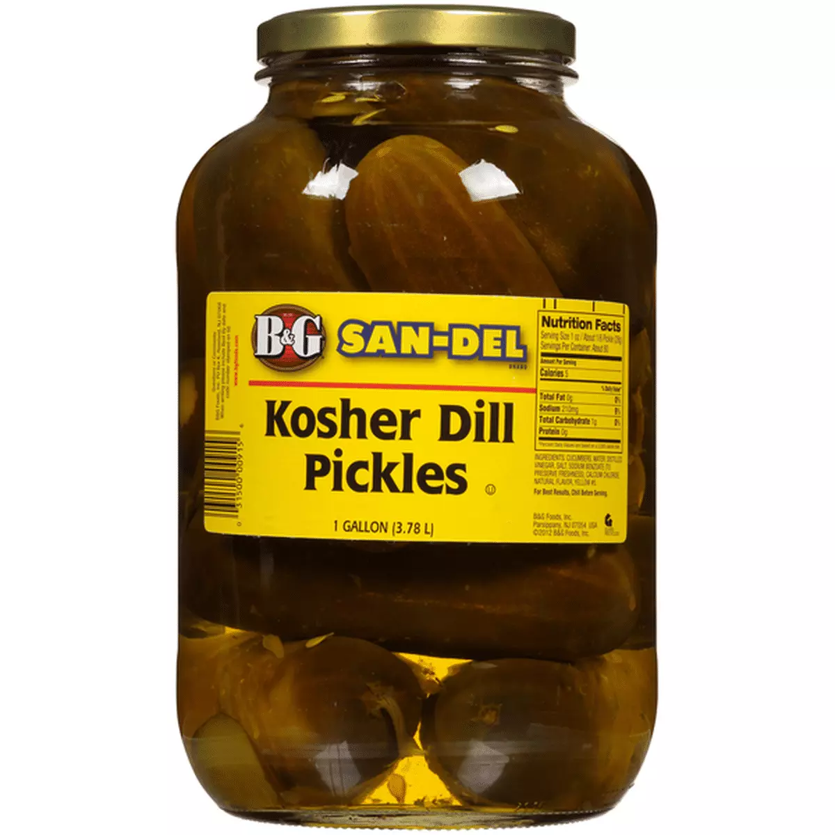 KOSHER DILL PICKLES 3.78L 