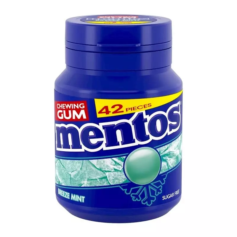 MENTOS BREEZE MINT GUM *42 