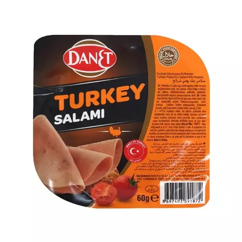 DANET TURKEY SALAMI SLICED 60G