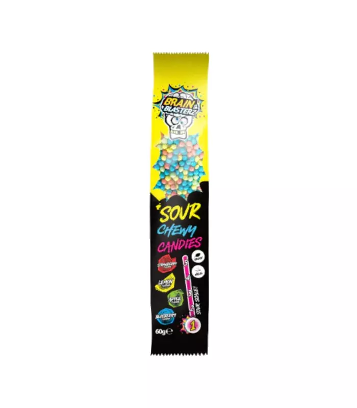 BRAIN BLASTERZ SOUR CHEWY CANDIES 60 G
