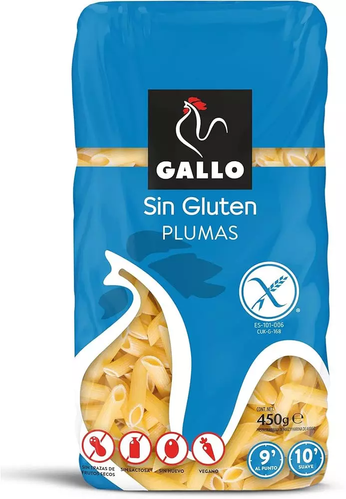 GALLO PLUMAS GLUTEN FREE 450G 