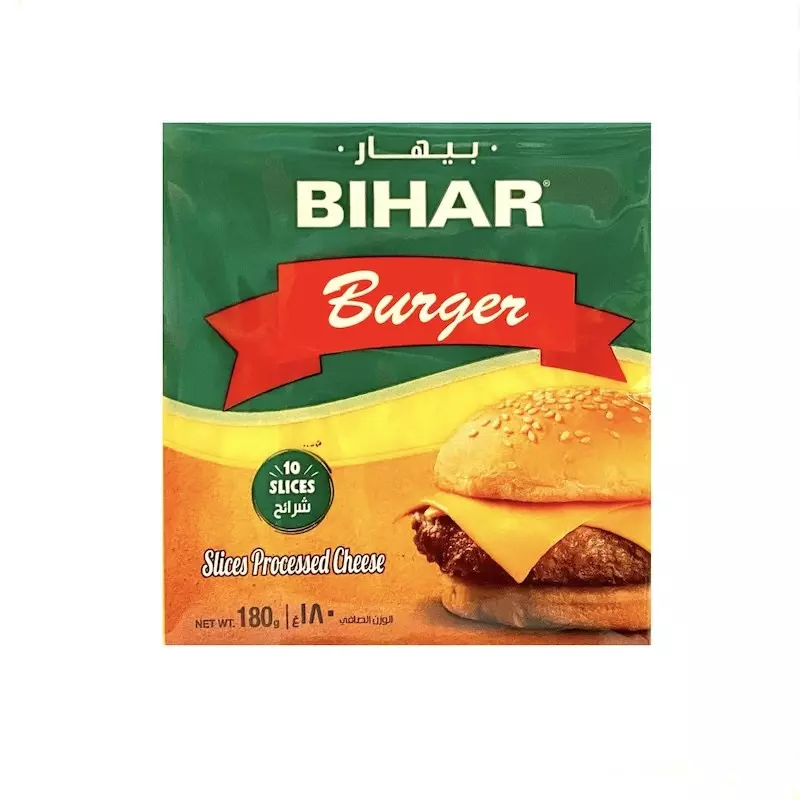 BIHAR BURGER SLICES CHEESE 180G  