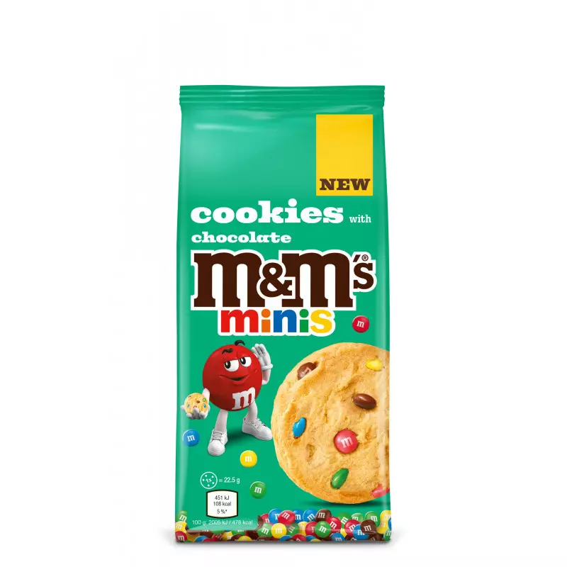 M&MS COOKIES CHOCOLATE MINIS 180 G