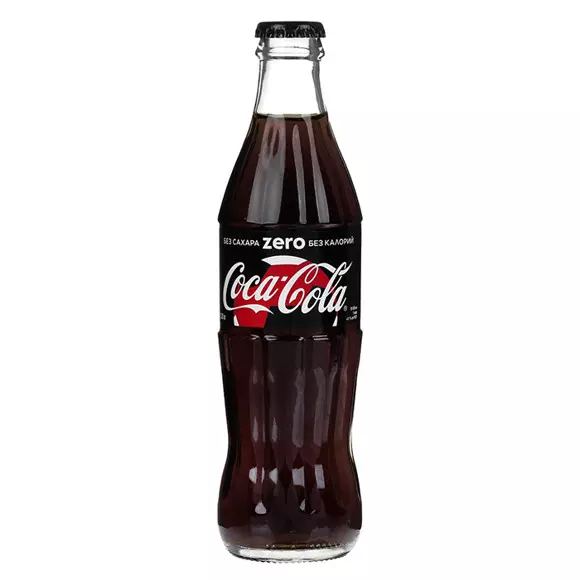 COCA COLA ZERO GLASS 330ML 