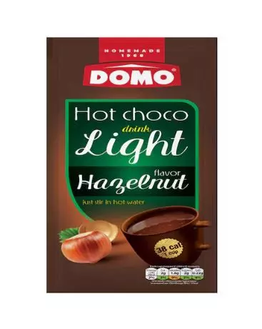 DOMO HOT CHOCO DRINK LIGHT HAZELNUT 10 G